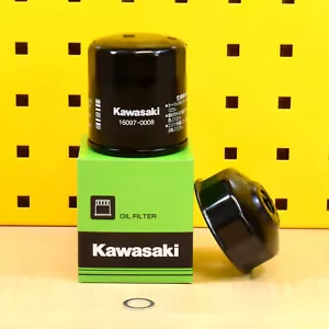 Original Kawasaki Ölfilter 16097-0008 mit Ölfilterschlüssel und Dichtung - Bild 1 von 1