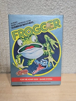 Vintage Frogger 5200 Video Game Cartridge 1983 Factory Sealed Box Complete 80s - Image 1 of 4