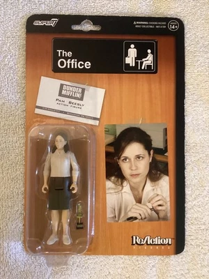 Boneco de reação raro SUPER 7 THE OFFICE Pam Beesly 3,75" - NOVO! - Imagem 1 de 2