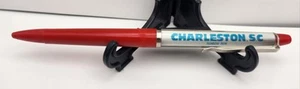Charleston S.C Rainbow Row Moving Horse And Carriage Floaty Pen Vtg Denmark - Picture 1 of 2