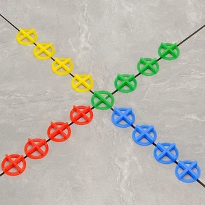 100Pcs Tile Leveling System Spacers Clips Wedge for Floor Wall For Tiling - Picture 1 of 26