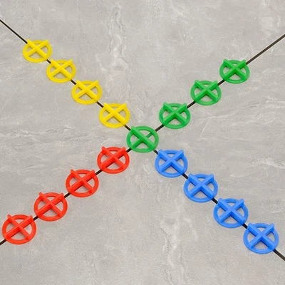 100Pcs Tile Leveling System Spacers Clips Wedge for Floor Wall For Tiling - Image 1 of 4