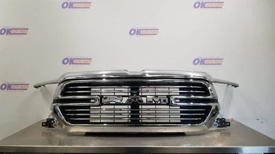 19 DODGE RAM 1500 NEW BODY LARAMIE GRILLE ASSEMBLY CHROME LED HEADLIGHTS OPTION Foto 1 de 4