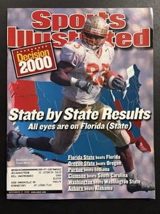 Sports Illustrated 27 de noviembre de 2000 Estado por Estado Seminoles Travis Minor - Imagen 1 de 2