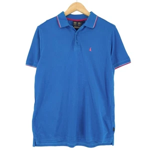 Camisa Polo Para Hombre Vintage MUSTO Azul De Algodón Rh5 Talla S - Imagen 1 de 7