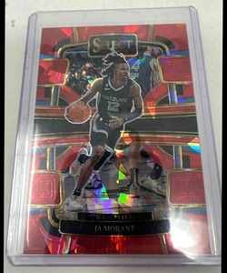 Panini Select Ja Morant Red Ice Prizm #65 Concourse Grizzlies 2023 - Imagen 1 de 2