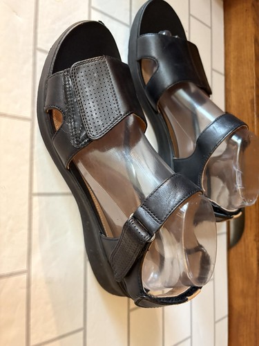 Sandali da passeggio Clarks destrutturati un adorn calmi donna 9 5 pelle nera