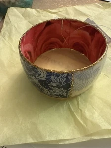 Iris Designer Wide Bangle Bracelet Multi Color Design. New, Roses, artisan made - Picture 1 of 7