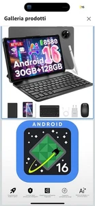 DOOGEE Tab A9 Pro + Keyboard Case, Cover con tastiera Android 16 30gb RAM +128Gb - Foto 1 di 1
