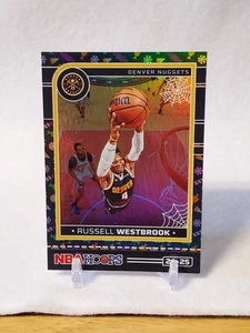 RUSSELL WESTBROOK 2024-25 Haunted Hoops #201 [Holo Trick or Treat] #d/99 RARE SP - Picture 1 of 4