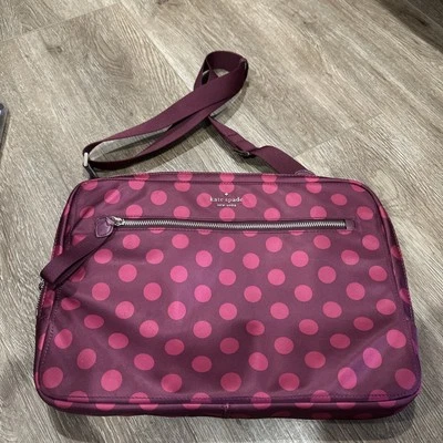 Bolso Bandolera Kate Spade/Rosa Polkadot Mensajero Laptop Foto 1 de 4