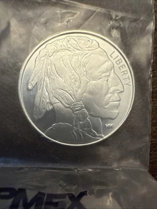 Ronda de plata Búfalo Apmex 1 oz .999 fina sellada - Imagen 1 de 4
