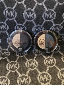 New/Sealed Maybelline Color Molten Eyeshadow Duo Midnight Morph & Teal Twist - Picture 1 of 4