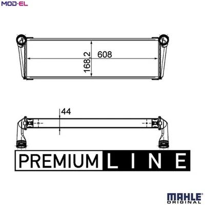 RADIATOR ENGINE COOLING CR 1195 000P FOR PORSCHE M97.70S/70 3.6L MA1.70 3.8L - Image 1 of 4
