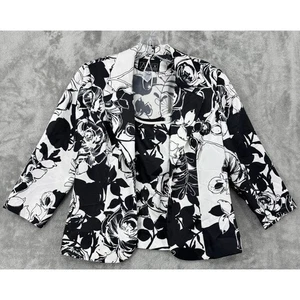Alex Evenings Jacket Set Womens Medium Floral Satin Career Classic Evening Event - Picture 1 of 11