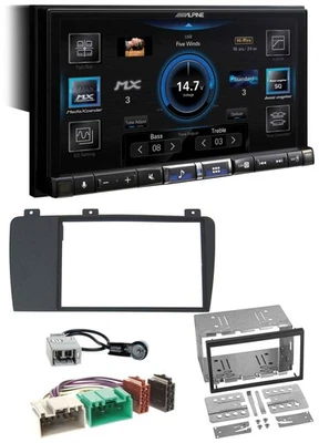 Alpine DAB 2DIN USB Bluetooth MP3 Autoradio für Volvo S60 V70 XC70 04-09 - Bild 1 von 4