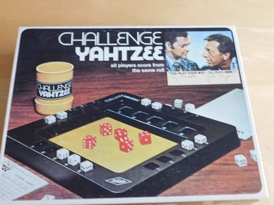 复古 Challenge Yahtzee 棋盘游戏 1974 米尔顿·布拉德利 完整  — 第 1/4 张图片