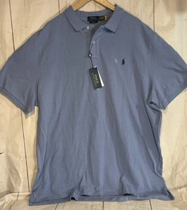 Polo Ralph Lauren 2XL XXL blu vestibilità classica camicia casual preppy nuova con etichette $110 prezzo al pubblico consigliato - Foto 1 di 6