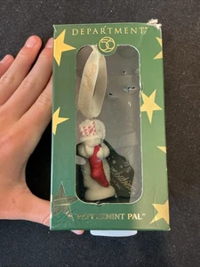 Department Dept 56 Snowbabies Peppermint Pal Weihnachtsschmuck in Box Feiertage - Bild 1 von 8