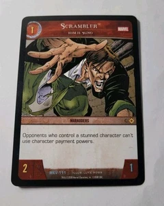 VS System Scrambler Kim Il Sung Marvel TCG CCG Card Uncommon Marauders - Bild 1 von 2