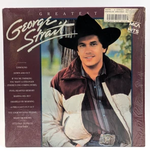Greatest Hits [LP] George Strait 1985 Vintage Country Vinyl VG+ Original Shrink - Imagen 1 de 4