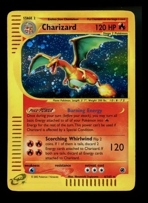 Charizard 6/165 Expedition 2002 Base set Holo Rare E-Series Pokémon Card TCG - Image 1 of 4