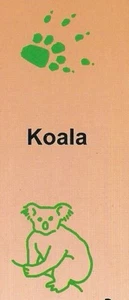 AUSTRALIAN ANIMAL STAMPS KOALA Animal Footprint STAMP - Picture 1 of 2