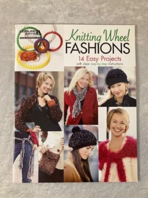 Leisure Arts Knitting Wheel Fashions 14 Projects for Round or Straight Wheel - Image 1 of 4
