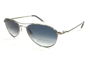 Vintage Oliver Peoples Sunglasses Aero S Silver w/ Blue Photochromic VFX Lenses - Picture 1 of 12