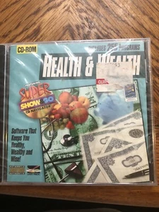 CD-ROM Health & Wealth Brand New Sealed 255 Programs Laser Magic Share Ware - Afbeelding 1 van 2