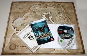 2 PC SPIELE BUNDLE - BIOSHOCK & OBLIVION THE ELDER SCROLLS IV - HANDBUCH & KARTE - Picture 1 of 3