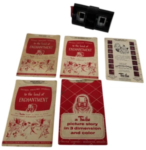 Tru Vue Viewer 5 Film Slides Kids Howdy Doody Donald Duck Cartoons Vintage 1950s - Picture 1 of 18