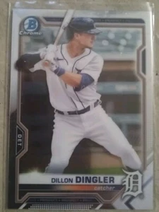 2021 Bowman Chrome Dillon Dingler Prospect Card - Picture 1 of 2