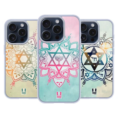 HEAD CASE DESIGNS STAR OF DAVID SOFT GEL CASE FOR APPLE iPHONE PHONES - Image 1 of 4