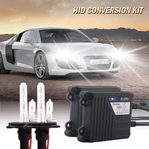 ALIENS 35W HID Xenon Headlight Conversion Kit H4 10000K / Deep Blue Bulbs - Picture 1 of 8
