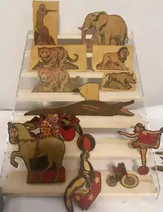 1930'S POST TOASTIES CEREAL CUTOUTS- AFRICAN ANIMALS AND CIRCUS VG !! - Picture 1 of 6