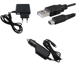 Chargeur secteur + allume cigare + USB pour Nintendo DSI - DSI XL - 2DS - 3DS - Photo 1/6