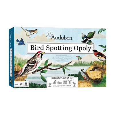 New - Masterpieces Puzzles Audubon Bird Spotting Opoly Collector's Edition Set - Image 1 of 4