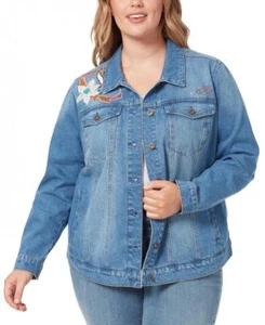 Neu $ 79 Jessica Simpsion Damen Basic Jacke Jacke A6014 - Bild 1 von 6