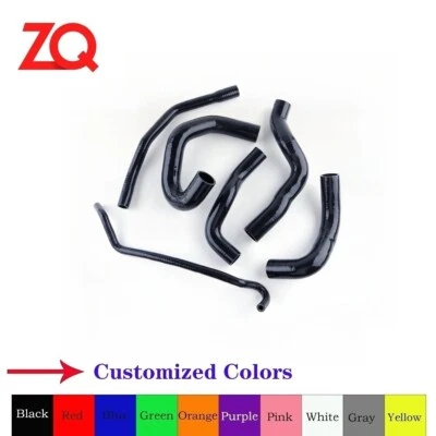 Manguera de radiador de refrigerante de silicona negra para Ford Mustang GT/SHELBY V8 2005-2010 Foto 1 de 4