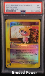 Aquapolis Reverse Holo Smoochum PSA 7 REVERSE HOLO (0688) 61/147 Pokemon - Imagen 1 de 1