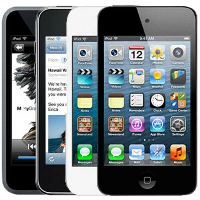 Apple iPod Touch 2nd 3rd 4th Generation 8GB 16GB 32GB 64GB Black & White - Good - Image 1 of 4