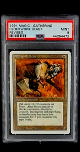1994 MtG Magic the Gathering Revised Clockwork Beast PSA 9 Only 6 Graded Higher - Picture 1 of 12