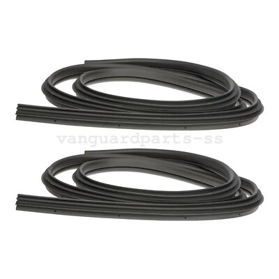 New FRONT DOOR OPENING WEATHER STRIP L+R Fit For 2004-10 DODGE RAM 1500 2500 - Imagem 1 de 4