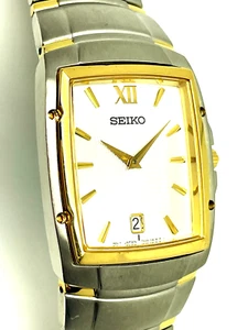SEIKO MEN'S 7N39-5A80 NOT-WORKING W/O MOVEMENT ANALOG 30M QUARTZ WATCH SKP050 - Picture 1 of 6