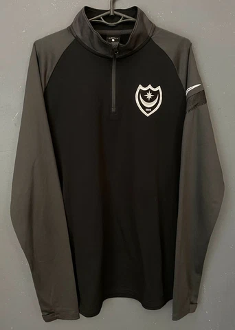 MEN'S FC PORTSMOUTH 2020/2021 TRAINING TOP SOCCER FOOTBALL SHIRT JERSEY SIZE L Cover