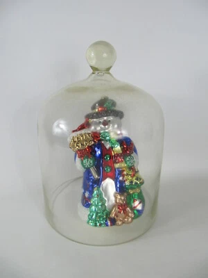 alter Glasdom Glassturz Glashaube Glasglocke mit Knauf 31 cm hoch  /2 - Bild 1 von 4