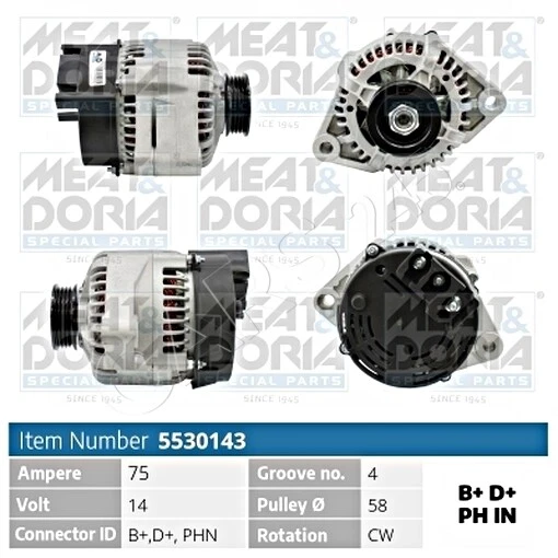 Alternador para SMART Cabrio City-Coupe Crossblade Fortwo 98-07 1601540502 Foto 1 de 1