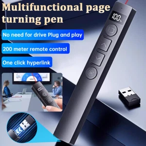 Powerpoint Präsentation Fernbedienung Wireless USB Presenter Laserpointer Clicker - Bild 1 von 25