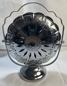 Vintage Chrome Plated 3 Tier Candy/Cookie/Cake Stand Q3 - Picture 1 of 9